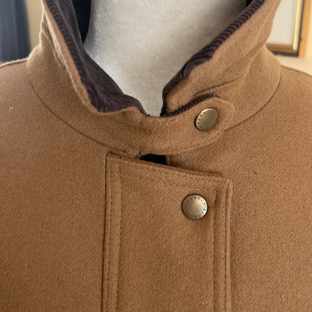 Barbour Wool Newmarket winter coat size 12 US